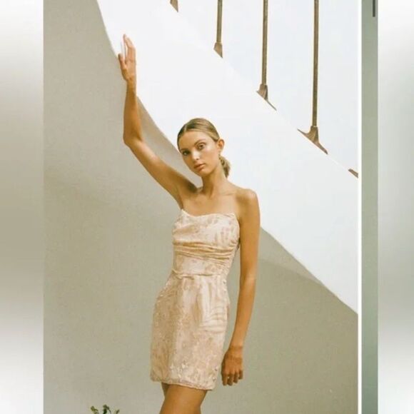 NWT Sabo Luxe Sahana Drape Dress Size Large - Picture 1 of 16